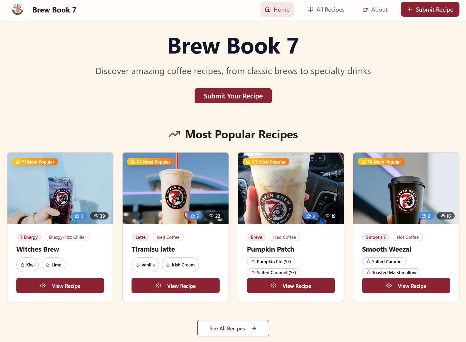 Brew Book 7 App | 7Brew Recipe App | Quicksilver Tech Brew Book 7 App | 7Brew Recipe App | Quicksilver Tech