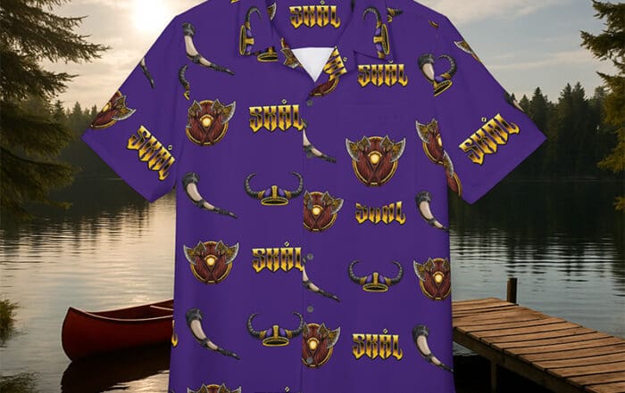 SKAL Vikings Hawaiian Shirt | Minnesota Vikings Design